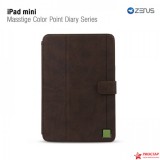Кожаный чехол Zenus Masstige Color Point Folio Series для Apple iPad Mini (черный шоколад)